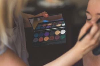 makeup application